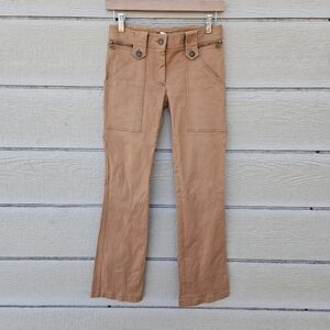 Dolce & Gabbana light brown bootcut carpenter pants IT 38 30 inch inseam